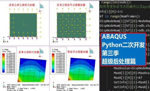 ABAQUS Python二次开发第三季(超级后处理篇)