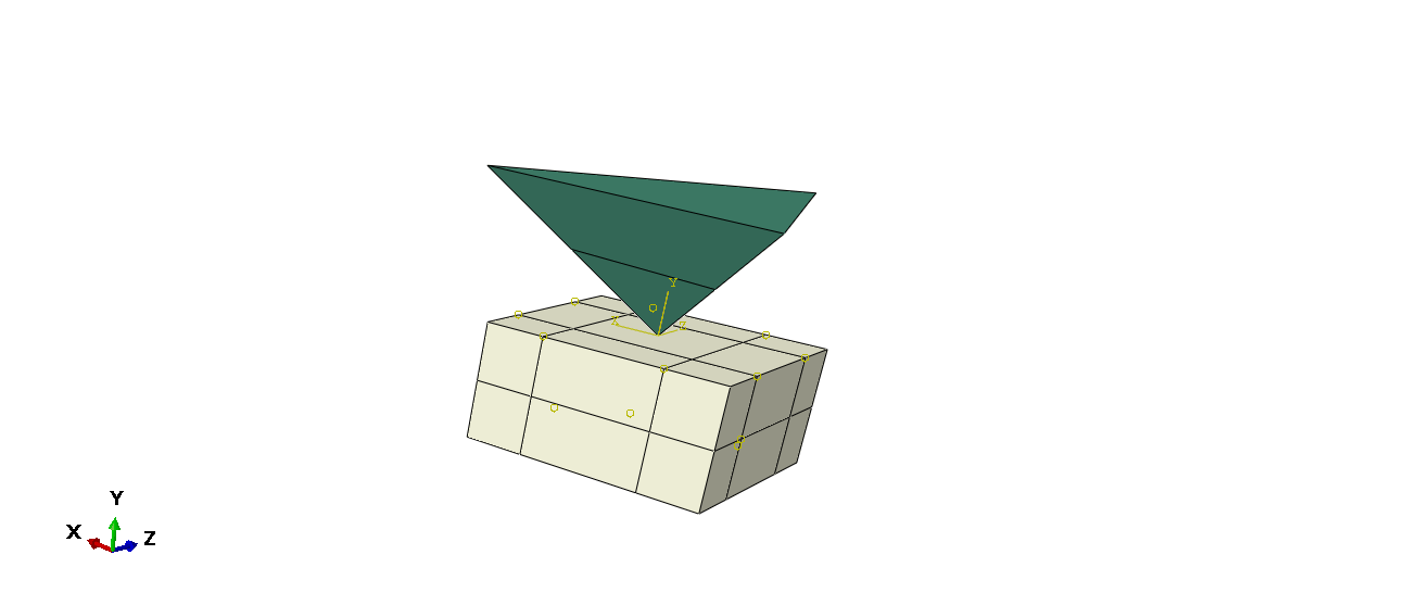 【abaqus-块石本构选取】abaqus模拟两块石接触，挤压破碎，abaqus有什么适合的模型？的图1