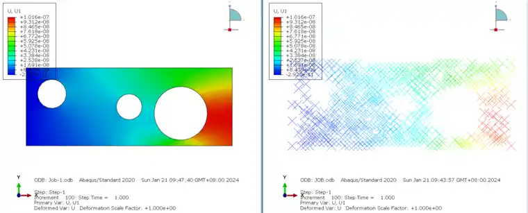 ABAQUS UEL二次开发（动力隐式CPS4/CPE4自定义单元）的图14