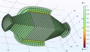 SolidWorks多实体模型导入COMSOL划分六面体网格技巧