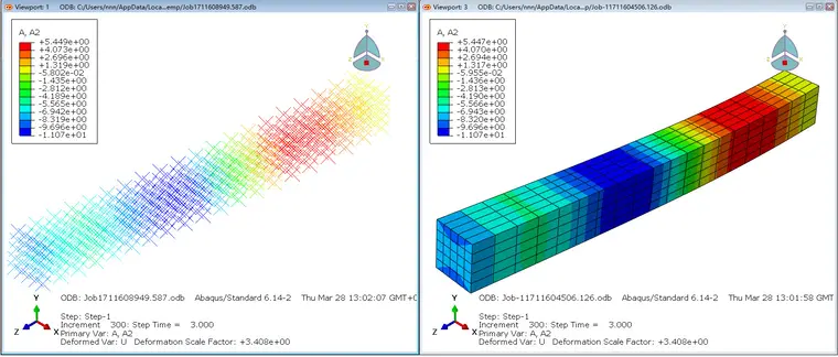 ABAQUS UEL二次开发（动力隐式C3D8自定义单元）的图21