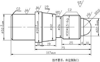 拟订下图所示零件加工工艺方案，选择刀具并编制加工程序？