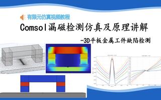 Comsol漏磁检测仿真及原理讲解