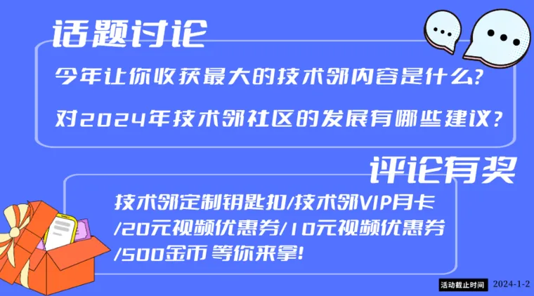 讨论有奖 | 回顾在技术邻的2023年的图1