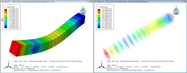 ABAQUS UEL二次开发（动力隐式C3D8自定义单元）的图13