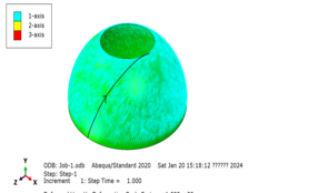 ABAQUS 用户自定义材料坐标（缠绕气瓶算例）