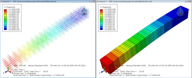 ABAQUS UEL二次开发（动力隐式C3D8自定义单元）的图3