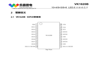 数码管显示屏驱动/抗干扰数显IC-VK1620性价比高，稳定性好，抗干扰能力强