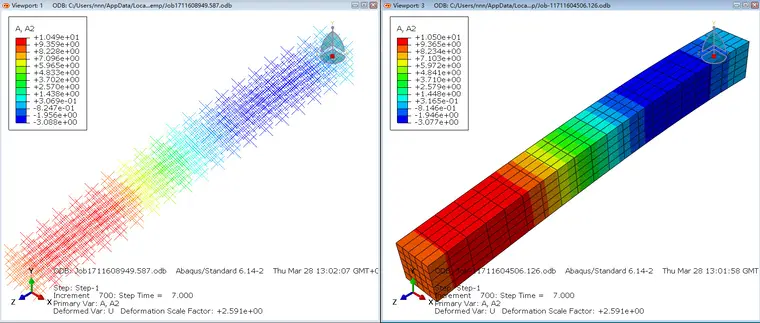 ABAQUS UEL二次开发（动力隐式C3D8自定义单元）的图22